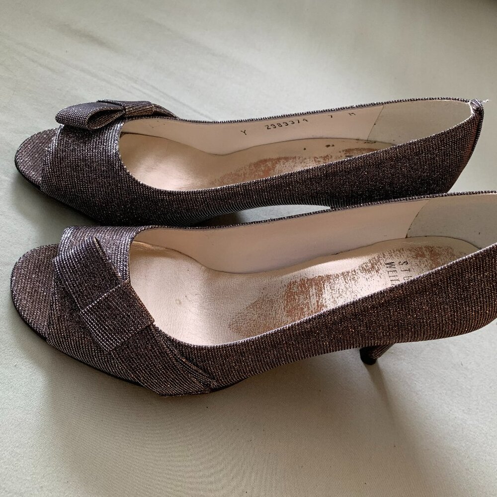 Stuart Weitzman Metallic Pumps - Picture 3 of 4